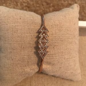 Pave Triangle Cuff